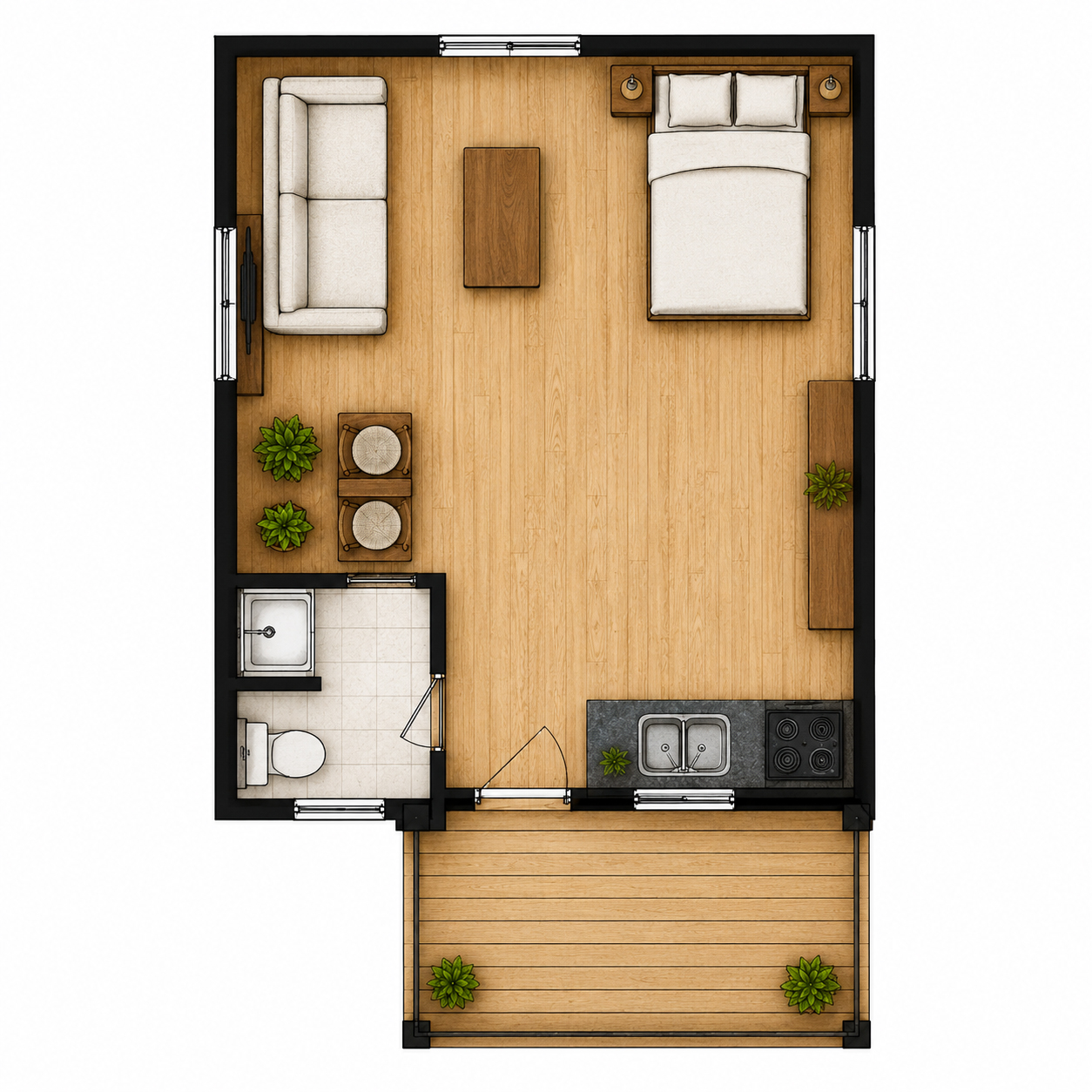 TRIVĒVO Shabin floor plan