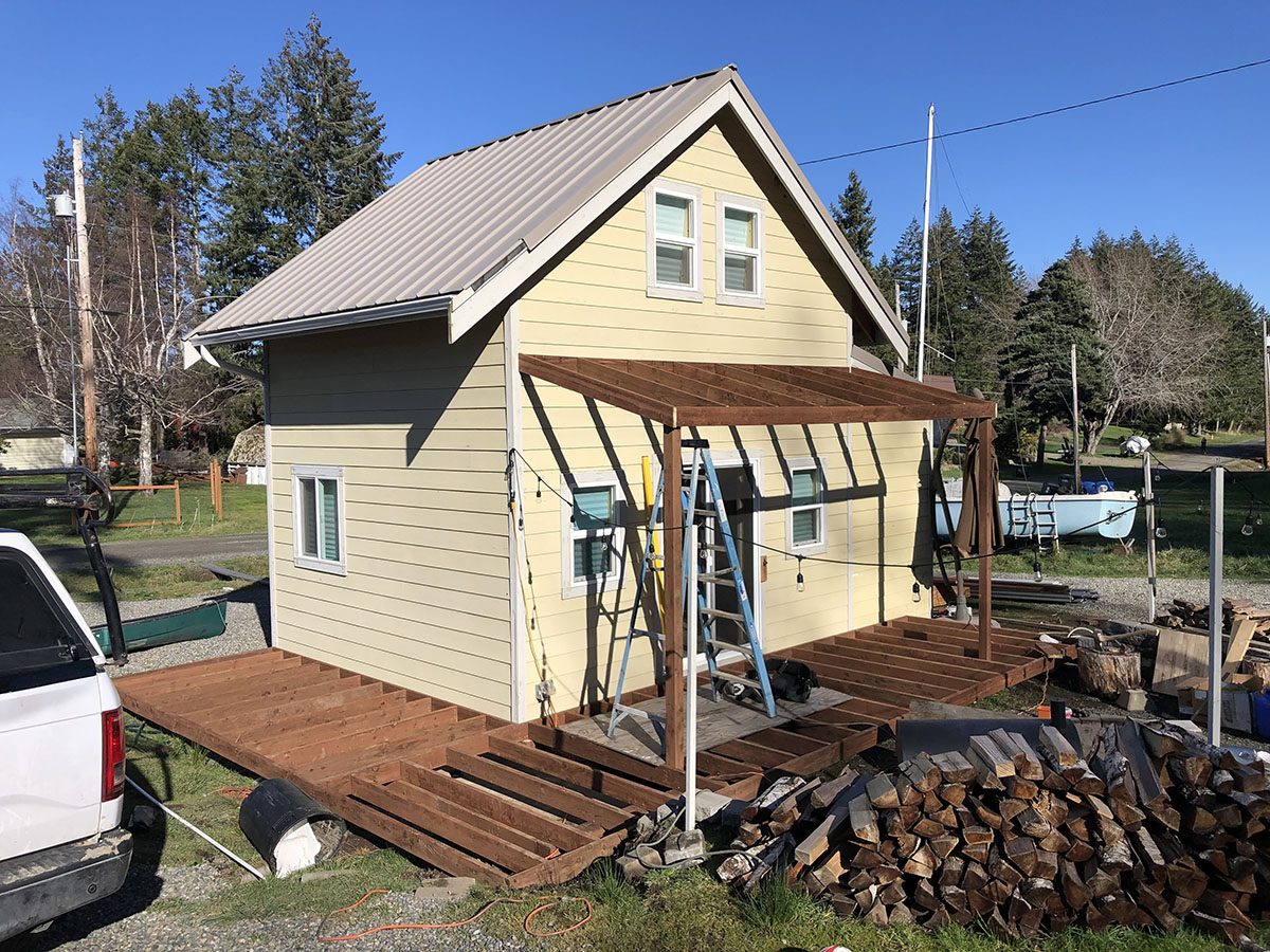 Lakebay Shabin prefab backyard studio project