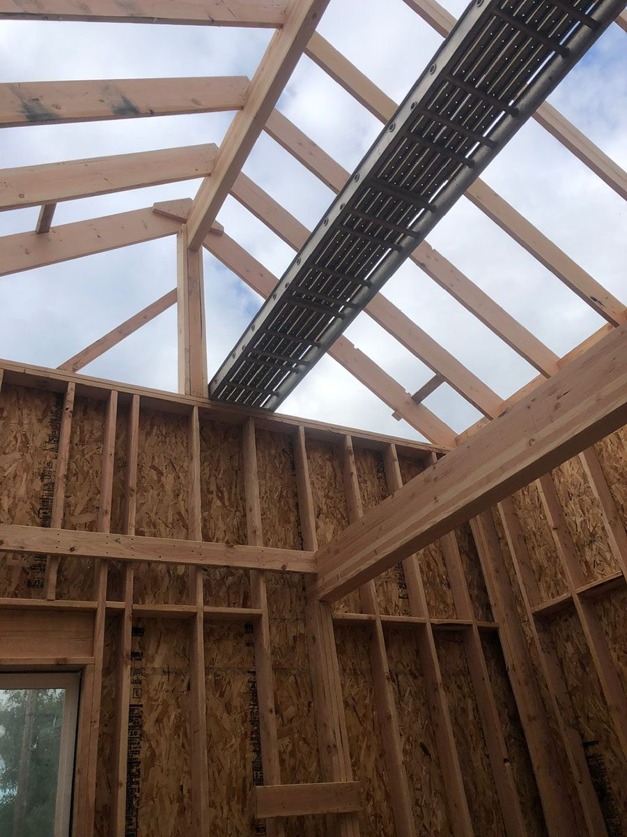 Lakebay Shabin roof framing detail