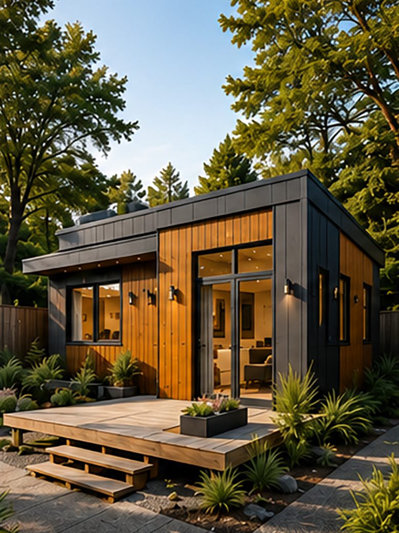 Oregon modern compact ADU concept